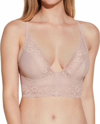 Cosabella Forever Front Closure Racer Bra In Mandorla