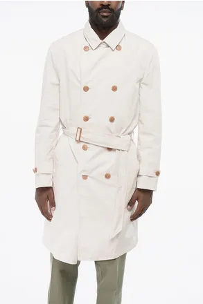 Brunello Cucinelli Double-breasted Trench Coat with Belt size 50
