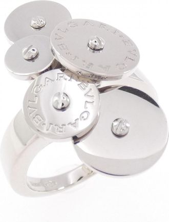 Bulgari White Gold White Gold (18K) Band Ring (Pre-Owned)