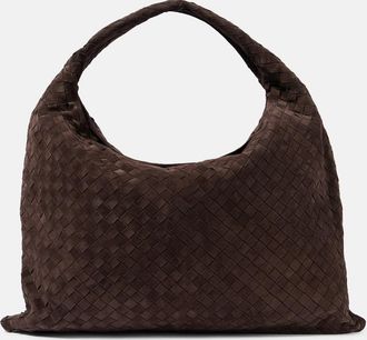 Bottega Veneta Borsa a spalla Hop Large in suede