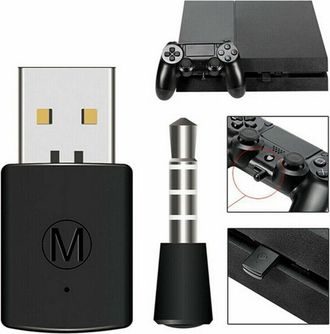 Trade Shop Trade Shop - Dongle Usb Bluetooth Ricevitore Adattatore Per Wireless Auricolare Cuffie Ps4 U108