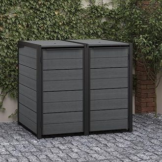 Keter Contenedor De Cubos De Basura Keter Gris Caseta