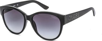 Guess GF6113 01B Mens Sunglasses Black Size 56