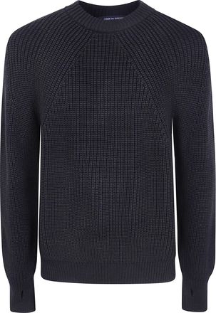 Comme Des Gar&ccedil;ons Sweater Heavy Wool Bicolor Heavy Wool Round N