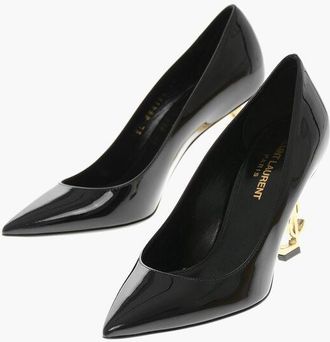 Saint Laurent Patent Leather Pumps With Iconic 8cm Heel size 36