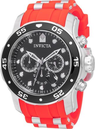 Invicta 49829 Pro Diver Watch in Black/Red at Nordstrom Rack