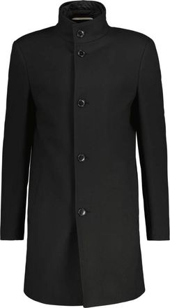 HUGO BOSS Enkelrijige jassen - Heren - Mantel - Zwart - 2XL - Jassen