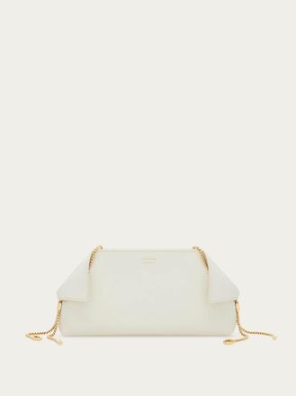 Ferragamo Women Chain mini bag White
