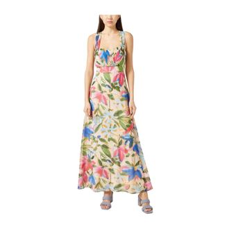 Nafnaf Maxi Jurk - Dames - Maxi kleedjes - Veelkleurig - S - Kleedjes