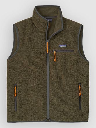 Patagonia Retro Pile Weste gr&uuml;n