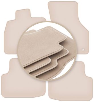 OEM Alfombrillas Beige Premium Para: Skoda Octavia Iv A7 Sed&aacute;n, Familiar, Variante, Liftback 2020