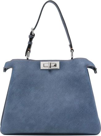 Fendi medium Peekaboo Soft top-handle bag - Blue