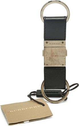 Burberry Portachiavi in pelle - Nero