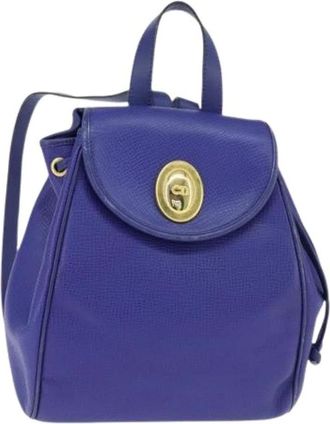 Dior Pre-owned Backpacks, female, Blue, Size: ONE SIZE Pre-owned Vintage Backpack