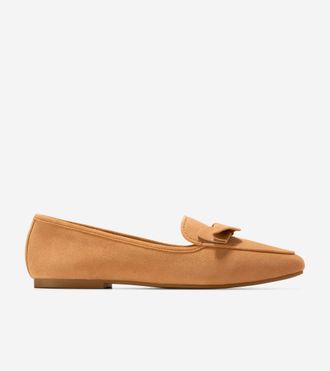 Cole Haan Womens Payson Soft Bow Loafers - Beige Size 10.5