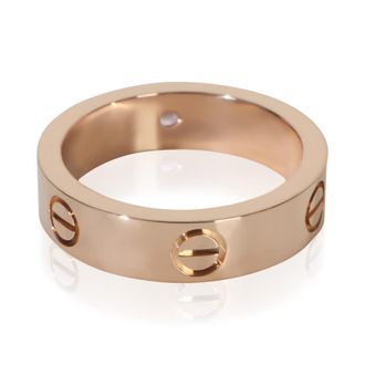 Cartier Pre-Owned Cartier Rose Gold Sapphire Love Ring