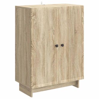 vidaXL Aparador Roble Sonoma 66 X 34,5 X 90 Cm Madera De Ingenier&iacute;a Vidaxl