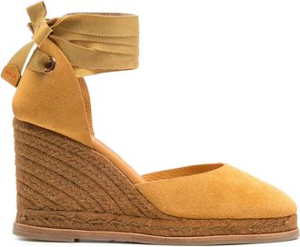 Castaner Ribbon Wedge Espadrilles