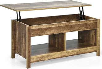 Giantex Mesa de centro industrial moderna de 109 x 47,5 x 50 cm