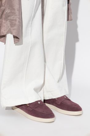 Tory Burch Suede loafers Shoes, Womens, Burgundy