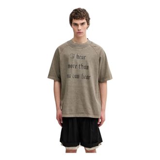 Undercover Camiseta Oigo M&aacute;s Que T&uacute; - Tops - Hombre - Verde - L