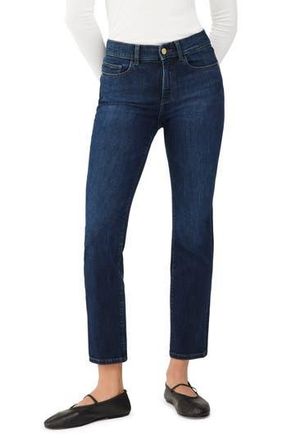 DL1961 Mara Instasculpt Mid Rise Ankle Straight Leg Jeans in India Ink at Nordstrom Rack, Size 29
