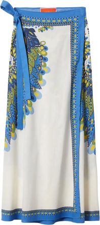 La DoubleJ Gonna midi Sarong - Toni neutri