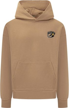 Barrow Brown Logo Hood Sweatshirt