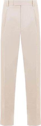 Ermenegildo Zegna tailored trousers - men - Cotton/Elastane - 52 - Neutrals