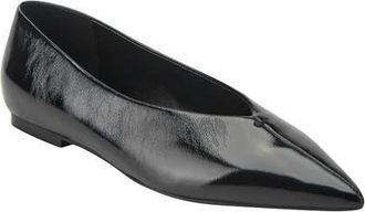 Marc Fisher Casee Pointed Toe Flat in Black at Nordstrom, Size 8.5