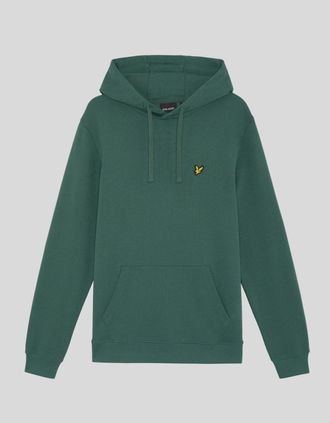 Lyle & Scott Lyle And Scott Mens Loopback Cotton Hoodie - Green - Size: 46/Regular