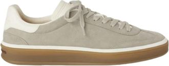 Loro Piana Tennis Walk Sneaker - Dames - Sneakers - Grijs - 37 EU - Katoen - Schoenen