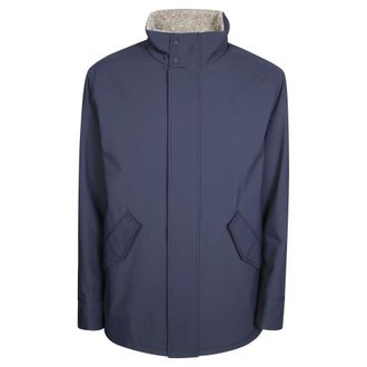 Herno Jassen, Heren, Blauw, XL, Parka