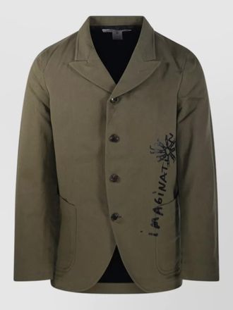 Comme Des Gar&ccedil;ons cotton blazer