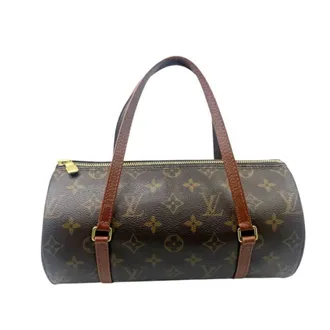 Louis Vuitton Brown Monogram Boston Bag Handbag Tote Bag (Pre-Owned)