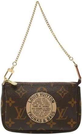 Louis Vuitton Pre-owned Mini Bags, female, Brown, Size: ONE SIZE Pre-owned Canvas Mini Bag