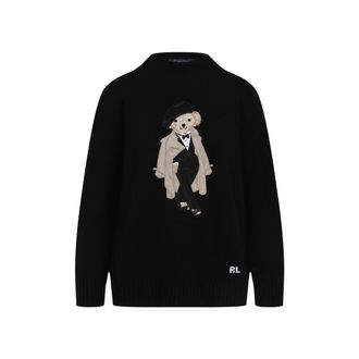 Polo Ralph Lauren Relaxed Fit Black Cashmere Sweater