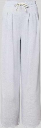 Boss Orange by Hugo Boss BOSS Orange Wide Leg Sweatpants aus Baumwoll-Mix Modell C_ELENYX in Hellgrau Melange, Gr&ouml;&szlig;e XL