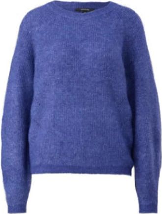 Comma Dames, Truien, Blauw, Maat: XS