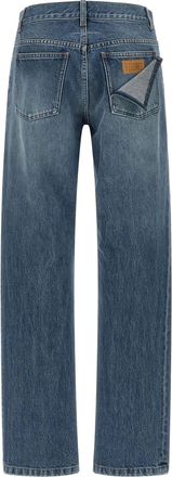 Maison Margiela Straight-Leg Lightly-Faded Jeans - Blue