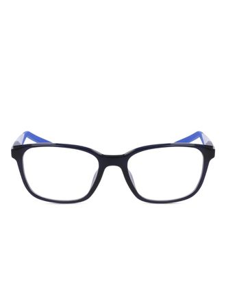 Nike rectangle-frame glasses - Blue