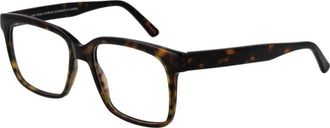 Andy Wolf Accessoires, unisex, Bruin, ONE Size, Wol, Bruine Rechthoekige Optische Monturen