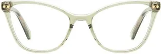 Kate Spade New York elora 50mm cat eye reading glasses in Crystal Green at Nordstrom