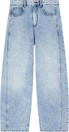 Emporio Armani Rounded Cut Jeans - Dames - Loose Fit Jeans - Blauw - W31 - Katoen - Jeans
