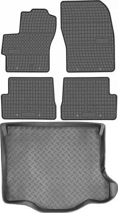 OEM Juego De Alfombrillas De Goma Para Coche Y Alfombrilla Para Maletero Para Mazda 3 I Sed&aacute;n (2003-2009)