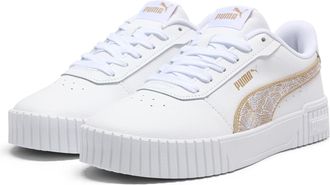 Puma Womens Carina 2.0 Gradient Sneaker, 2.0 White-Prairie Tan, 6 UK