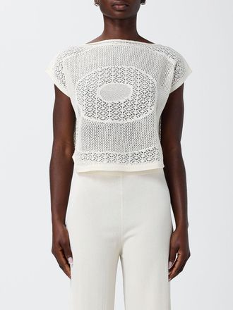 Liviana Conti Top in cotone alluncinetto