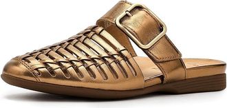 Dansko Leilani Womens Flat Shoes Bronze Metallic : EU 41 (US Womens 10.5-11) Regular, Leather