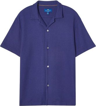 Robert Talbott Williams Waffle Knit Camp Shirt