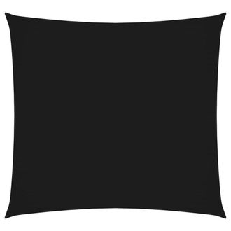 Berkfield Home Sunshade Sail Oxford Fabric Square 7x7 m Black